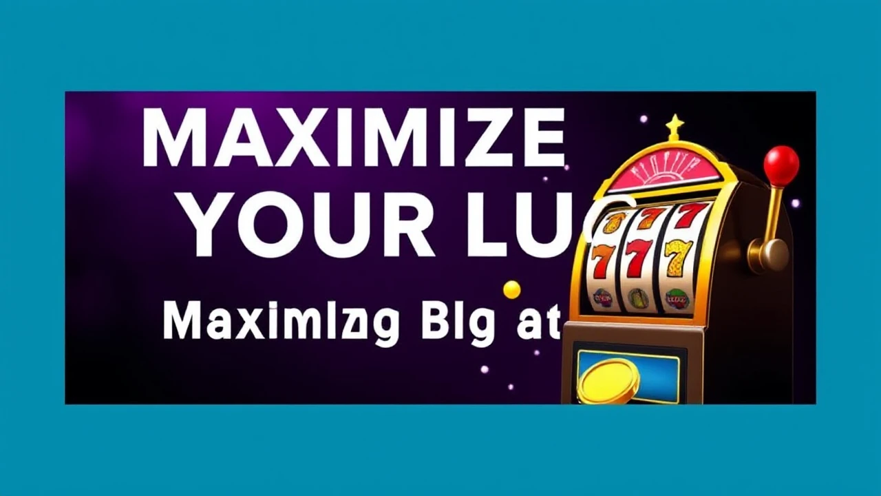 Maximize Your Luck: Strategies for Winning Big at Slots